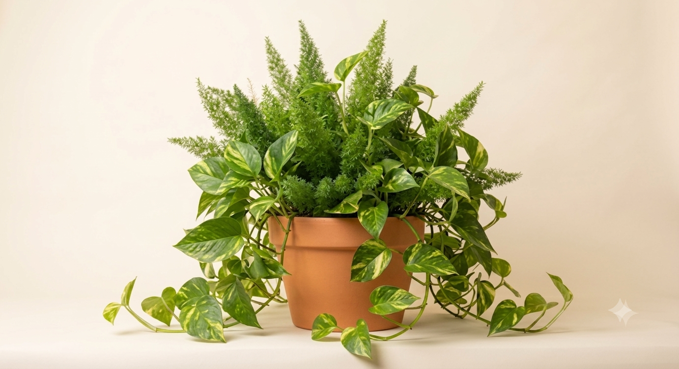 Foxtail & Pothos Vines 